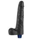 10" REAL SOFTEE Rechargeable Vibrating Dildo(Black) – Bild 9