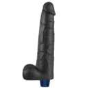 10.5" REAL SOFTEE Rechargeable Vibrating Dildo(Black) – Bild 9
