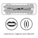 Virgin-skin Blowout Double Side Stroker Vagina and Mouth – Bild 4