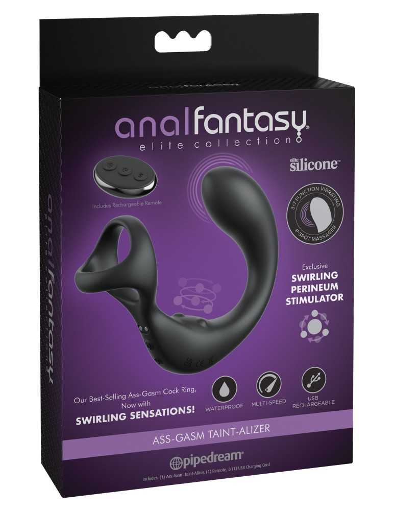 68037 Anal Fantasy Elite Ass-gasm Taint-Alizer - Black – Bild 1
