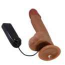 Beautiful Catoblepas 8,1 " Vibrating Dildo Brown – Bild 5