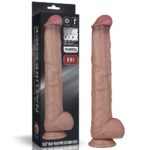 Dual Layered Bendable Silicone Cock XXL(Flesh)