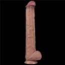 Dual Layered Bendable Silicone Cock XXL(Flesh) – Bild 2