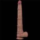 16'' Dual Layered Bendable Silicone Cock XXL(Flesh) – Bild 3