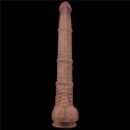 16'' Dual Layered Bendable Silicone Cock XXL(Flesh) – Bild 4