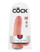 7" Cock with Balls  Light