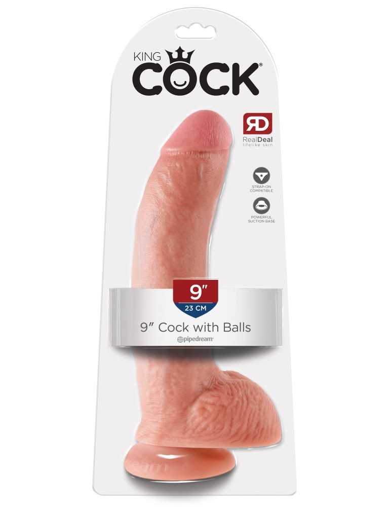 71331 9" Cock with Balls Light – Bild 1