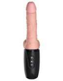 7.5" Thrusting Cock with Balls Brown – Bild 4