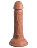 6" Dual Density Silicone Cock  Tan – Bild 5