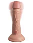 6" Dual Density Vibrating Silicone Cock  Light – Bild 5