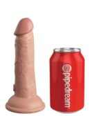 6" Dual Density Vibrating Silicone Cock  Light – Bild 6