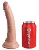 7" Dual Density Vibrating Silicone Cock with Remote  Light – Bild 6