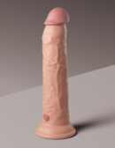 9" Dual Density Vibrating Silicone Cock with Remote  Light – Bild 4