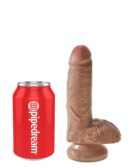 7" Cock with Balls  Tan – Bild 2