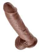 10" Cock with Balls  Brown – Bild 4