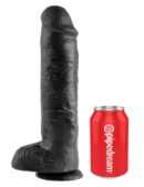 11" Cock with Balls Black – Bild 3