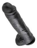 11" Cock with Balls Black – Bild 4