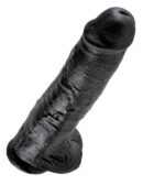 11" Cock with Balls Black – Bild 5
