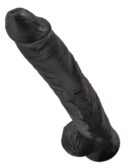 14" Cock with Balls  Black – Bild 4