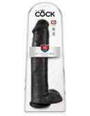 15" Cock with Balls  Black
