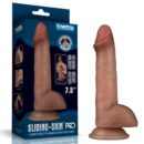 7.5'' Sliding Skin Pro Dual Layer Silicone Dong