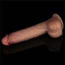 9'' Sliding Skin Pro Dual Layer Silicone Dong – Bild 6