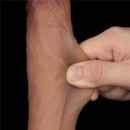 9'' Sliding Skin Pro Dual Layer Silicone Dong – Bild 9