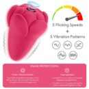 Flicker Rechargeable Vibrator Rose Red – Bild 9