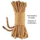 Rebellion Reign Natural Knot Bondage Rope – Bild 4