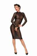 Classic dress made of elastic tulle - XL – Bild 3