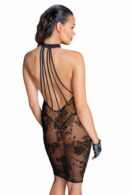 Midi tulle dress with velvet straps in the back - S – Bild 4