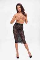 Ambivalence lace up midi skirt  - M – Bild 3