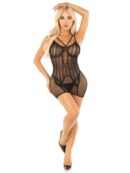 Heart Net Mini Dress - Black O/S – Bild 2