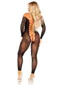 Crotchless, Footless Lingerie Bodystocking - Black O/S – Bild 6