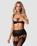 Lecille 3-pcs crotchless set - L/XL