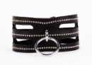 Designer Traingo Collar Made in Calf Softy Leather Black