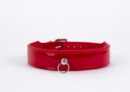 Patent Leather with Lamb Leather Backing Red – Bild 5
