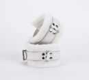 Handcuff Design Made in Calf Softy Leather White – Bild 5