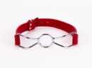 Calf Softy Leather Top and Lamb Leather Padding with Stainless Steel Mouth Piece Red