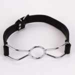 Calf Softy Leather Top and Lamb Leather Padding with Stainless Steel Mouth Piece Black