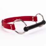 Calf Softy Leather Top and Lamb Leather padding with Silicone Mouth Piece Red