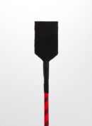 Nylon Stick with Neon Strip and Goat Kid Leather Handle Nubuck Leather Top Red – Bild 3