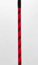 Nylon Stick with Neon Strip and Goat Kid Leather Handle Nubuck Leather Top Red – Bild 5
