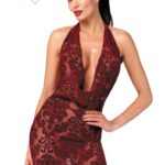 Kink Royal cascade mini dress L