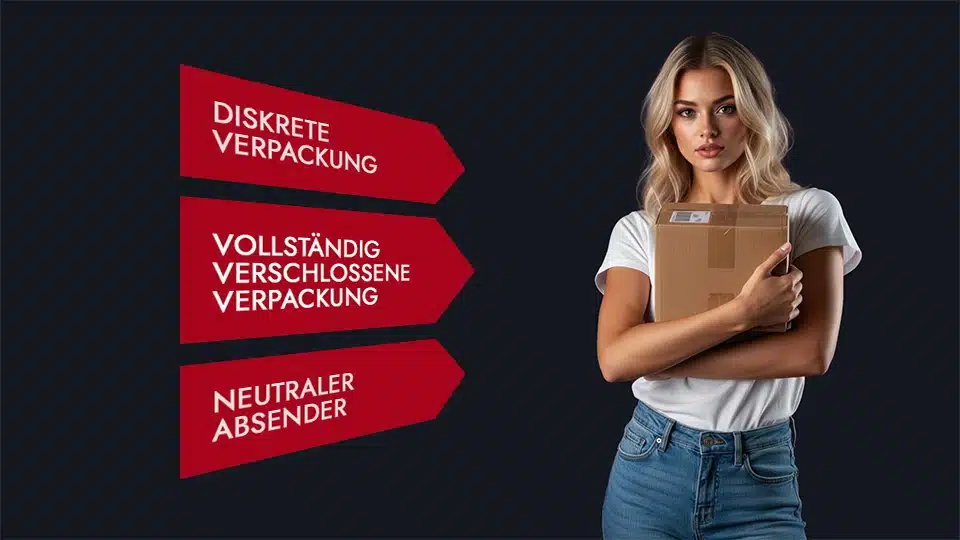Diskrete verpackung