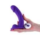 Colours - Curve - Vibrating - 6" Dildo - Purple