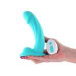 Colours - Curve - Vibrating - 6" Dildo - Teal