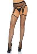 Net Stockings with O-Ring Garter Belt – Bild 2