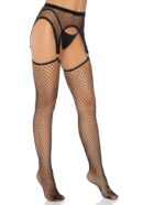 Net Stockings with O-Ring Garter Belt – Bild 4