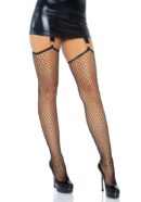 Net Stockings with O-Ring Garter Belt – Bild 5